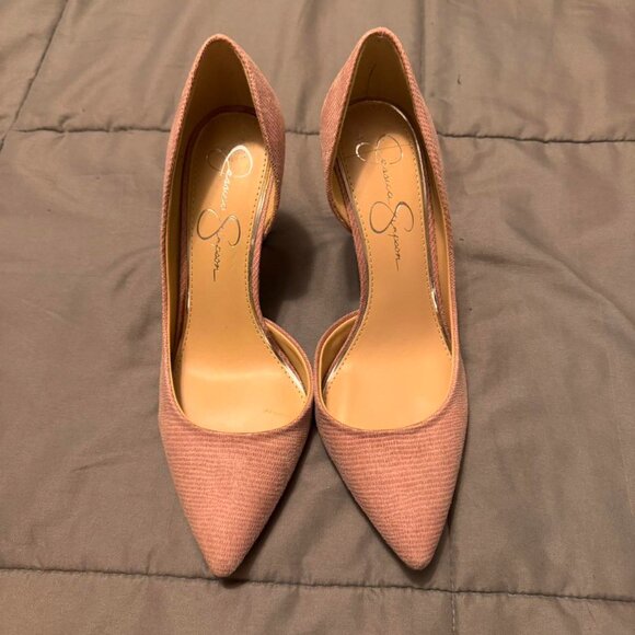Jessica Simpson Women's Pink Courts - Picture 2 of 3
